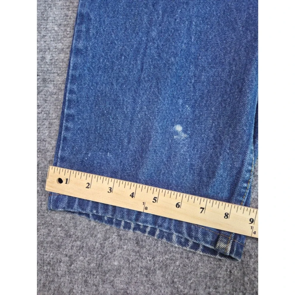 Vintage 90s Levi's 505 Jeans Mens 46x30 Blue Orange Tab Made in USA Regular Fit